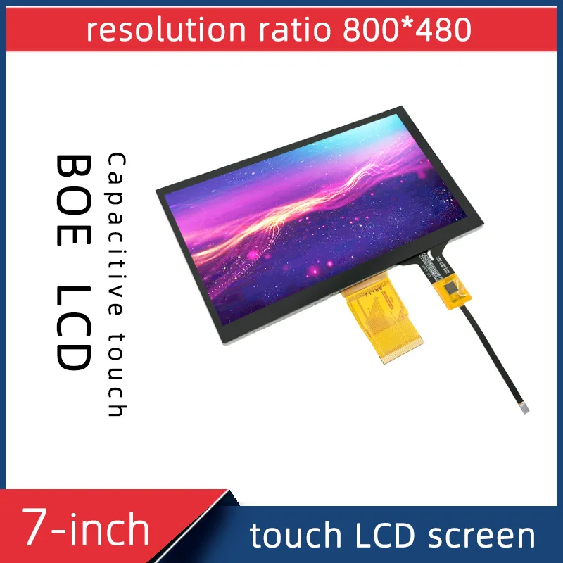 7-inch TTL50P 800*480 LCD refer to AT070TN90 display screen GT911 IIC capacitive touch LCD touch screen