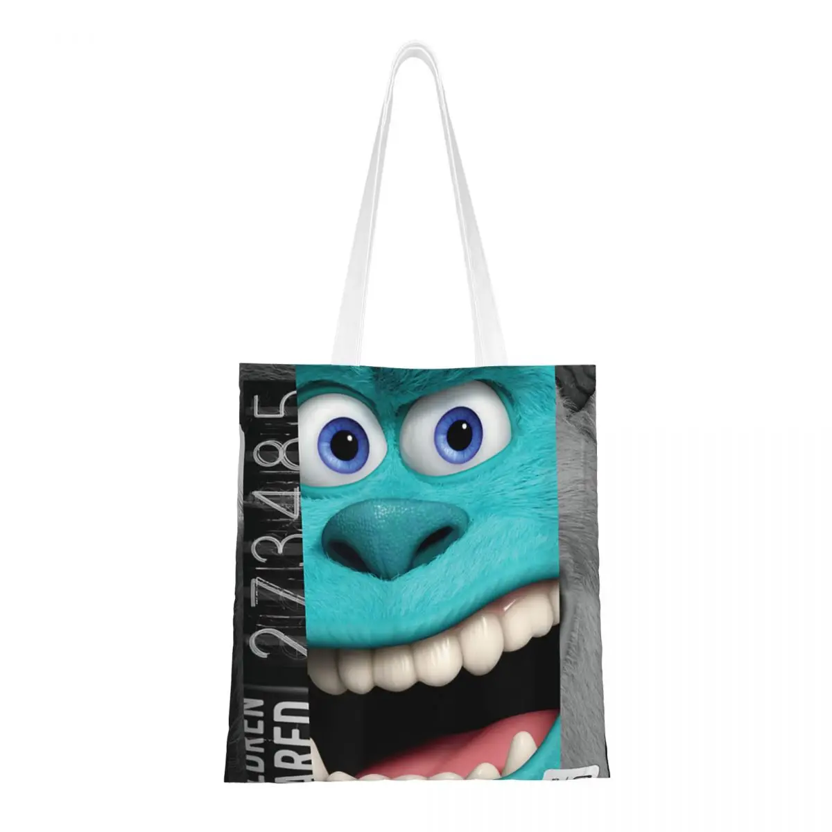 

Monsters Inc. Sulley Top Scarer Shopper Bag Outdoor Handbags Student Print Shoulder Bag Aesthetic Cloth Tote Bag