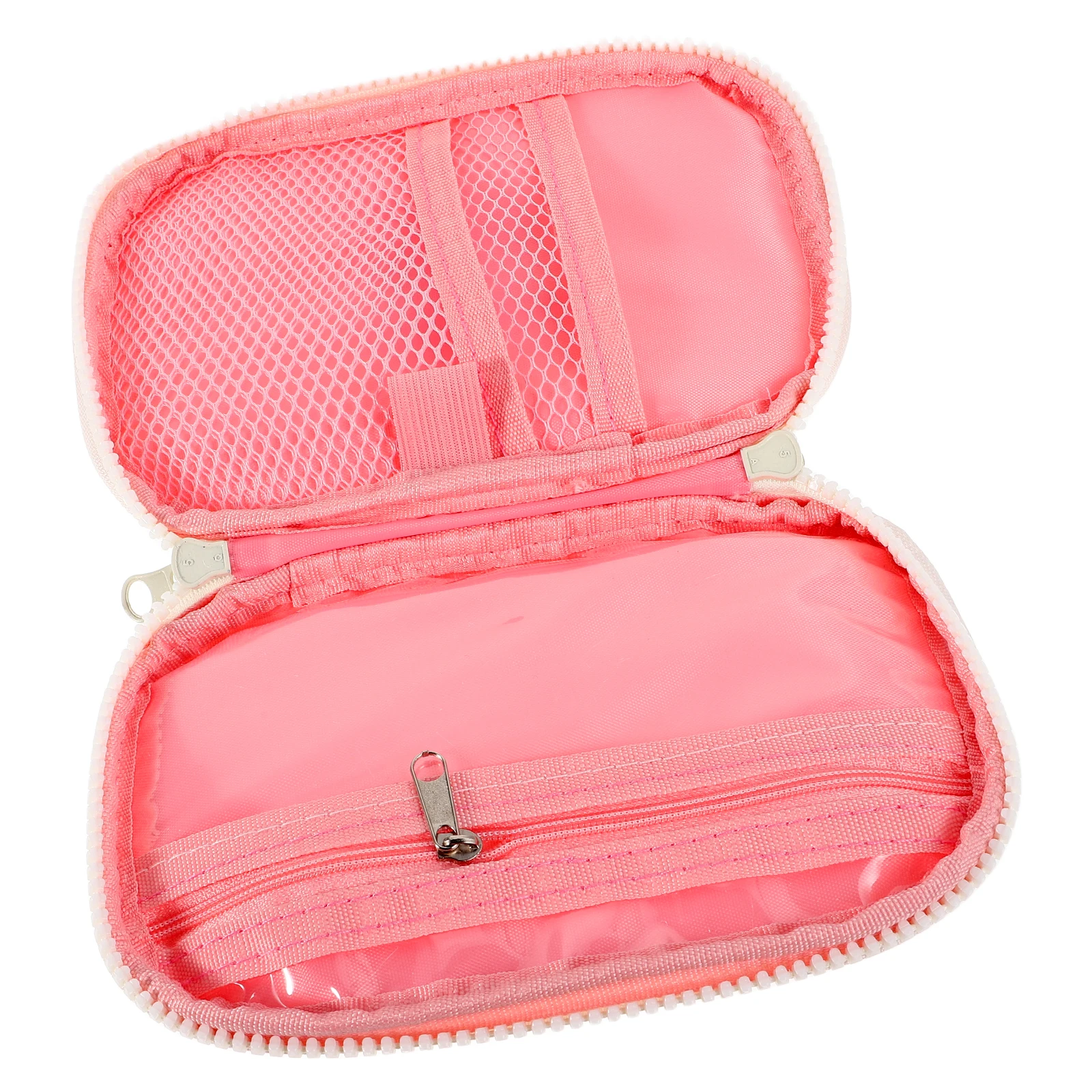 

Durable Nylon Travel Medicine Bag Portable Organizer for Medications Cosmetics Small Items Cartoon Design Outdoor Use