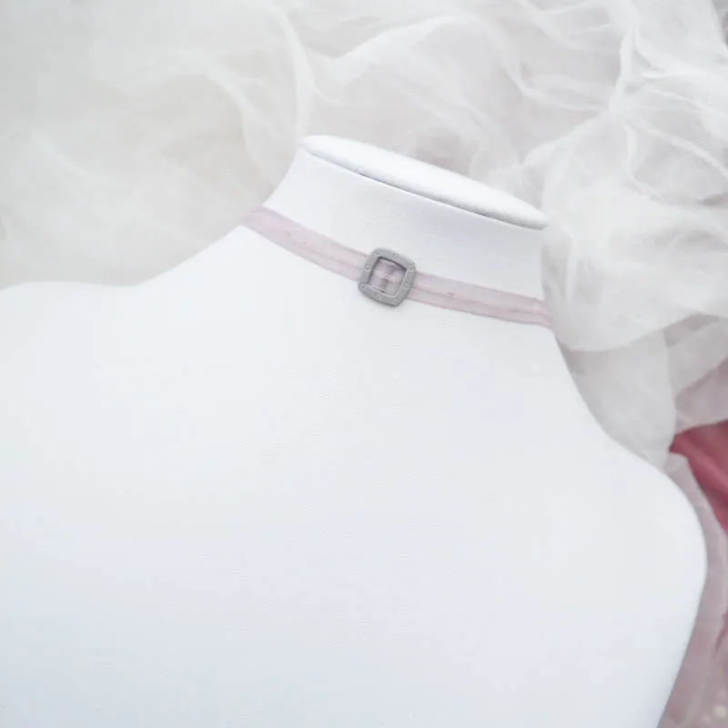 Collier ras du cou violet pour femmes, mode perle dentelle papillon marguerite fleur coeur lune clavicule bijoux accessoire cadeau idéal