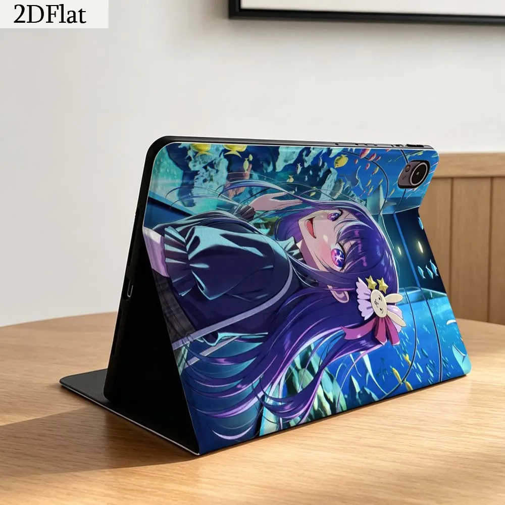 Cartoon Purple Hoshino Ai For Honor Tab Magic Pad GT X9a 6 X9 X8A X8 V8 V7 9 V9 8 2 3 4 13.3 10 Pro Inch Tablet Case Gift
