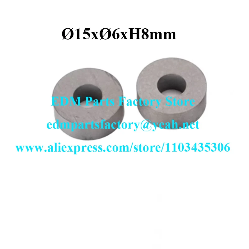 

335004739 FW1/FW2/FWU/CUT20 Electric contact carbide Ø15xØ6x8Hmm AgieChar milles Machine Parts 335.004.739 Power Feed Contact