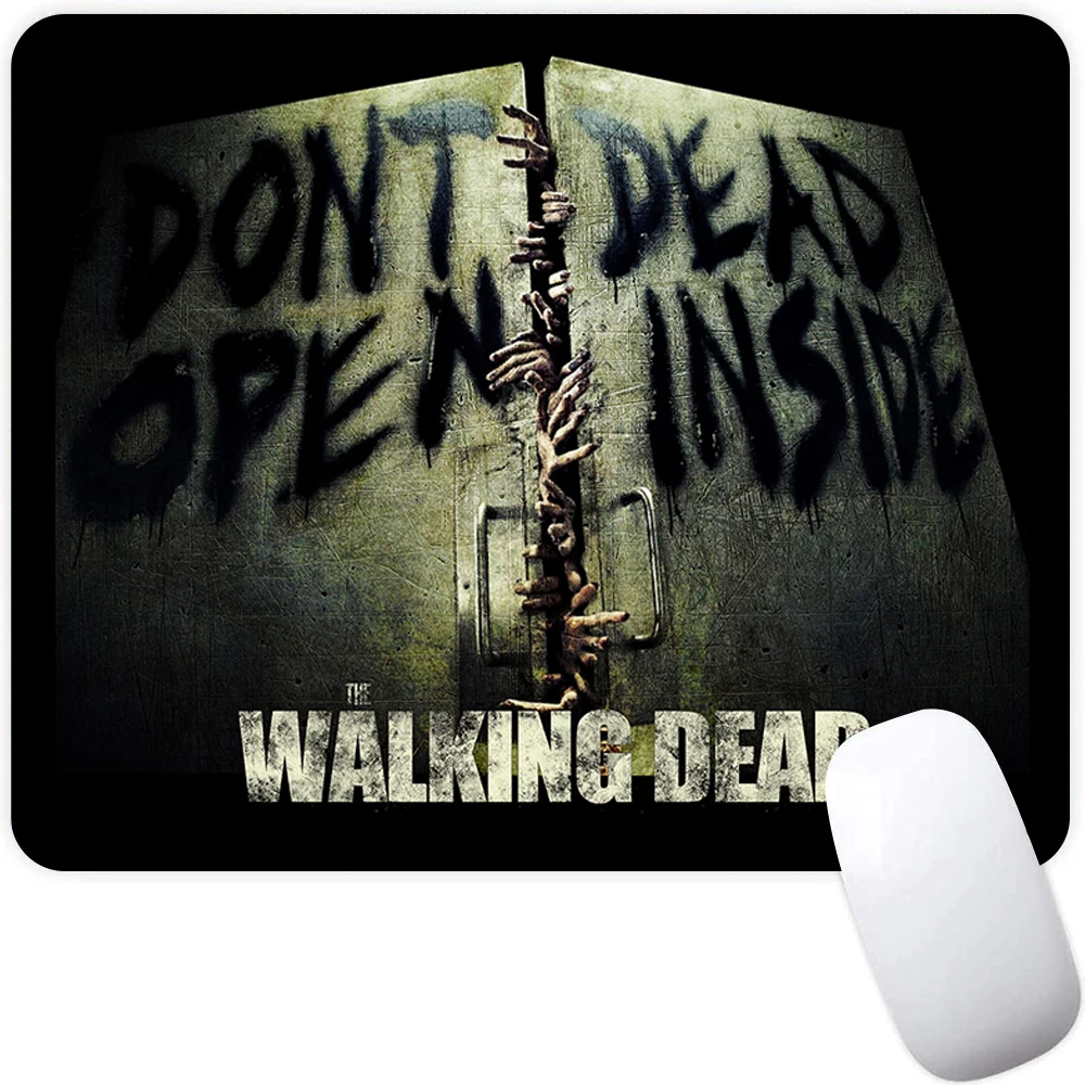 The Walking Dead Small Gaming Mouse Pad Computer Mousepad PC Gamer Mouse Mat Laptop Mausepad Mouse Carpet Keyboard Mat Desk Pad