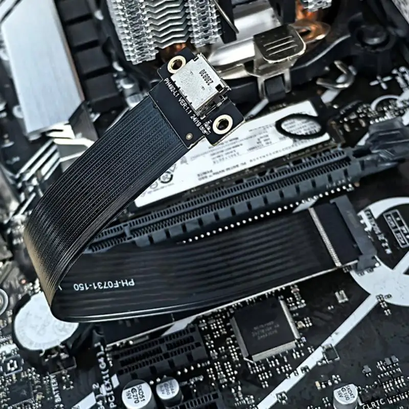 H37B Flexible M.2 NVME a Oculink SFF-8611 SFF-8612 Cable cable extensión para gestión cables ordenados en caso