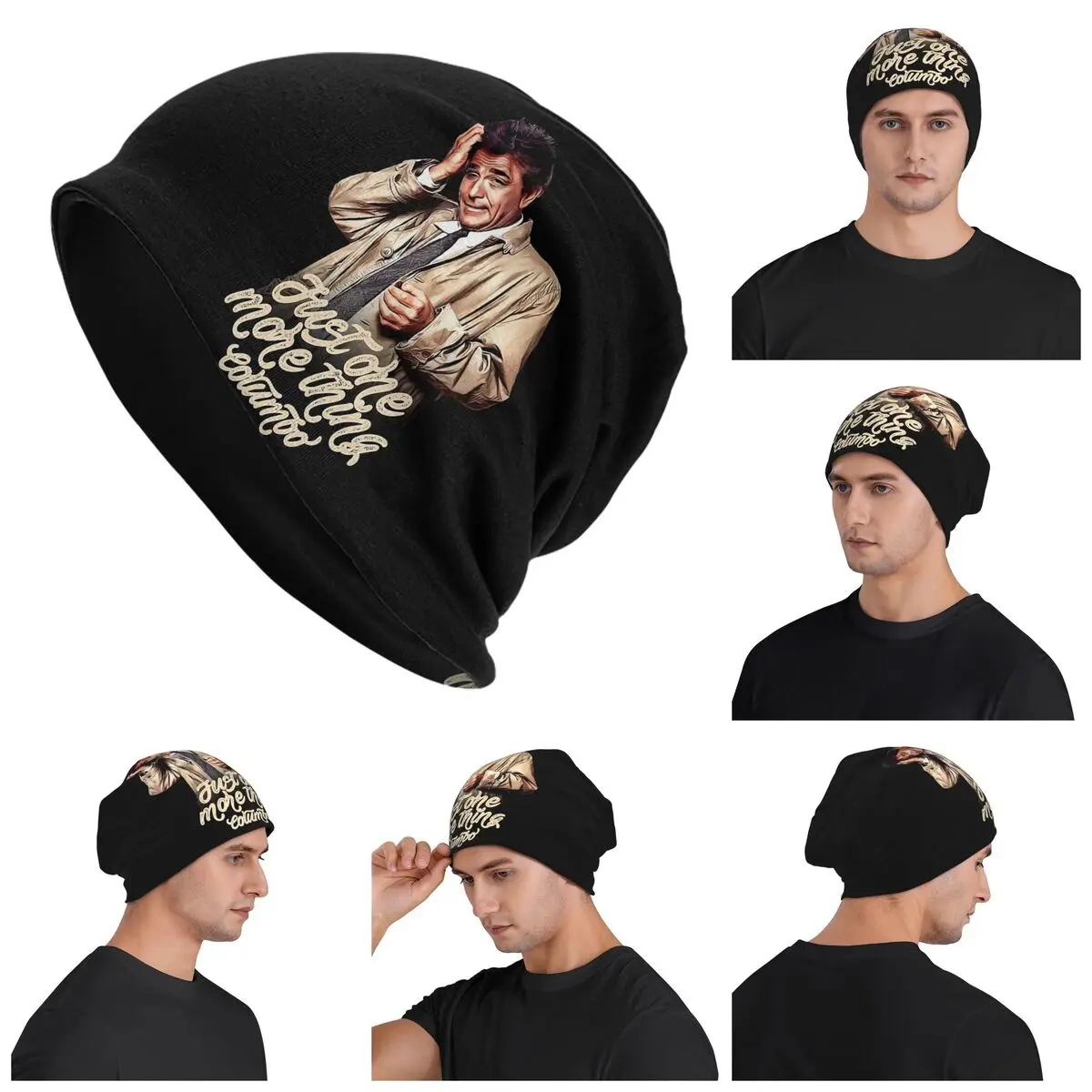 

Columbo - TV Shows Warm Knitted Cap Fashion Bonnet Hat Autumn Winter Outdoor Beanies Hats for Men Women Adult