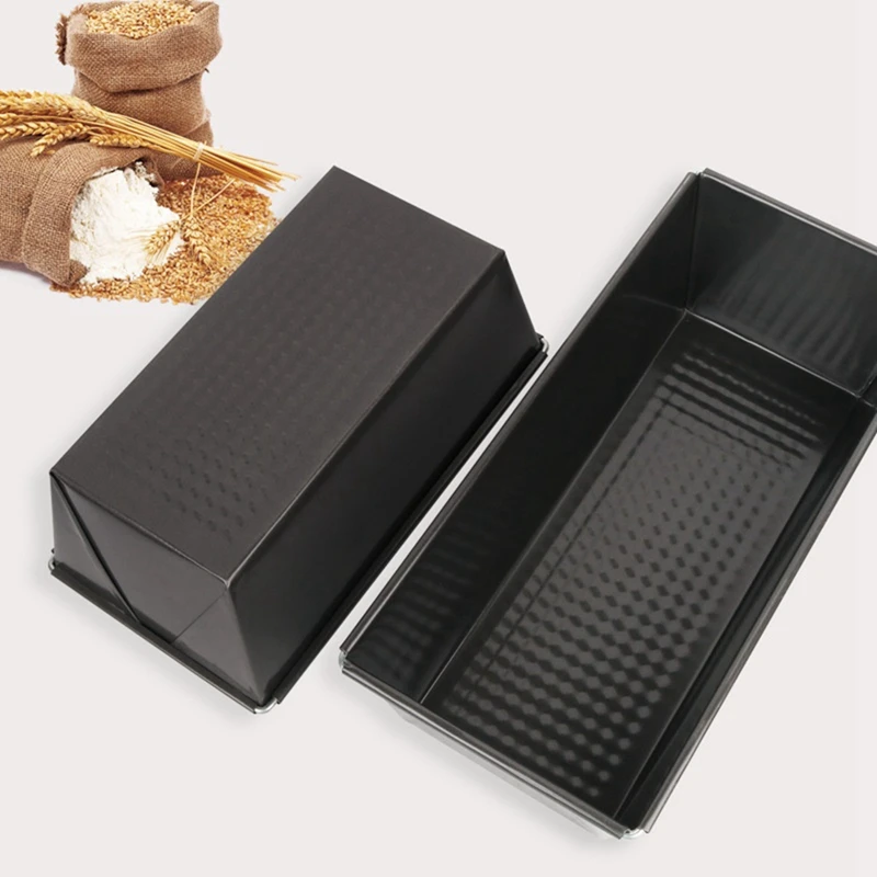 

Carbon Steel Kitchen Baking Mold Home-Rectangular Toast Mould Non-Stick Cake Bread Loaf Pan Tray Bakeware Baking Pan Durable