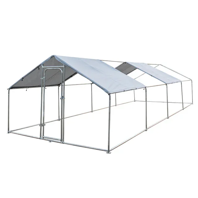 rain and sun protection chicken running cage, large outdoor rabbit cage pet cage, household farm breeding cage
