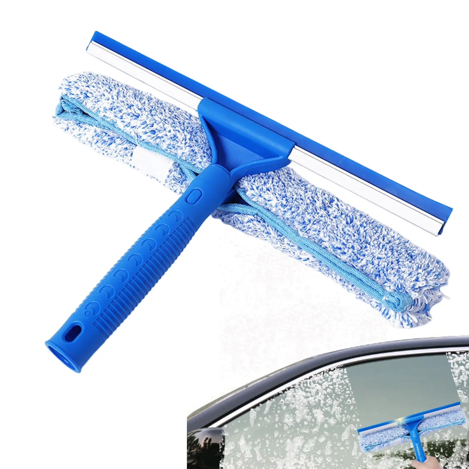 

Портативный стеклоочиститель без разводов для стеклянных дверей, для дома, кухни, ванной, автомобиля, офиса, зеркал