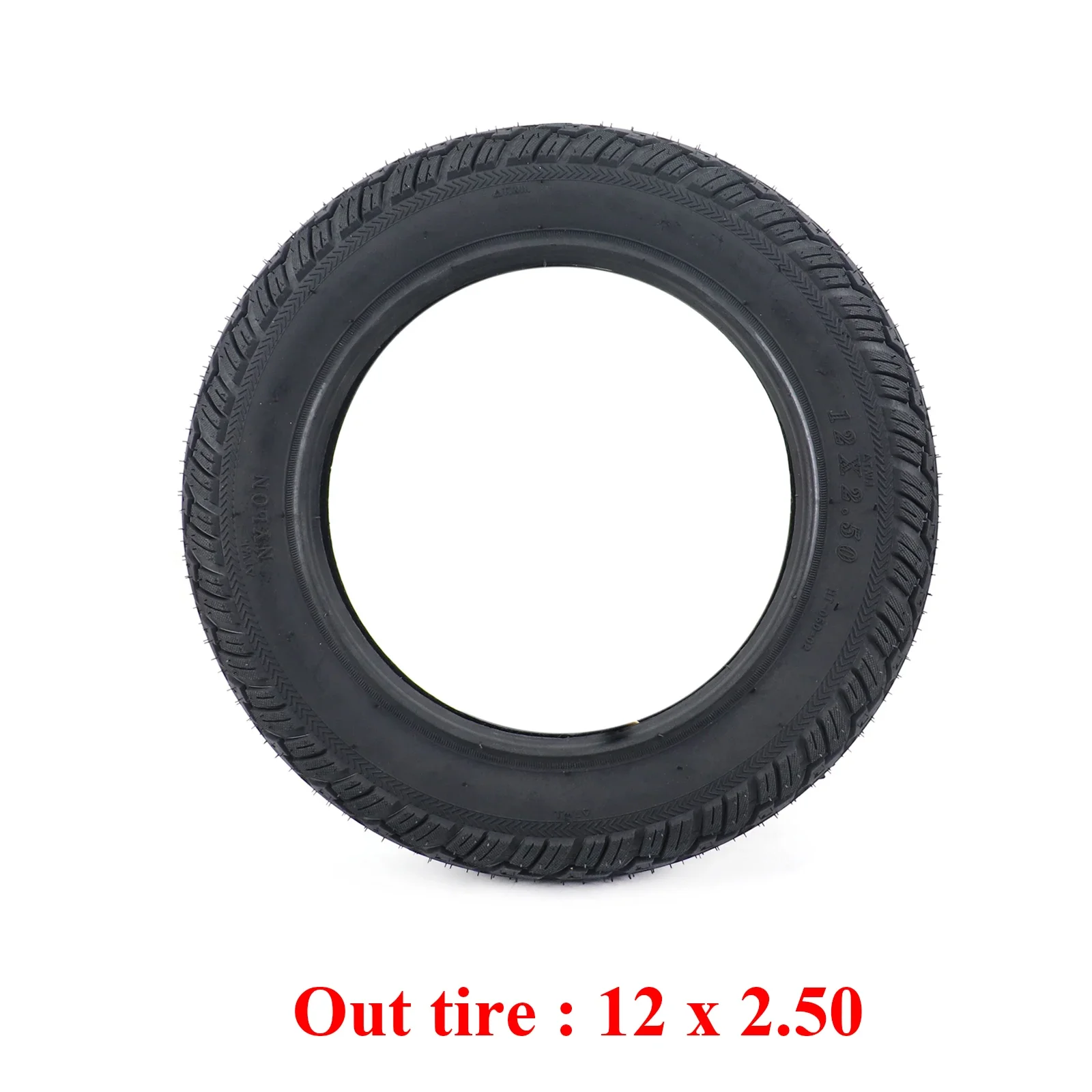 12 Inche Wheel Tires 12x2.50 64-203 Tyre Inner Tube for Mini Motorcycle, Electric Bicycle Children\'s 12*2.50