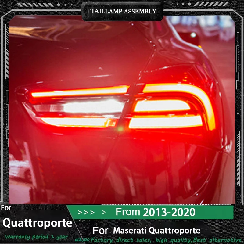 

2pc Car LED Tail Lights Assembly For Maserati Quattroporte 2013-2017 Upgrade Led Rear Taillights Turn Signal Brake Lamp
