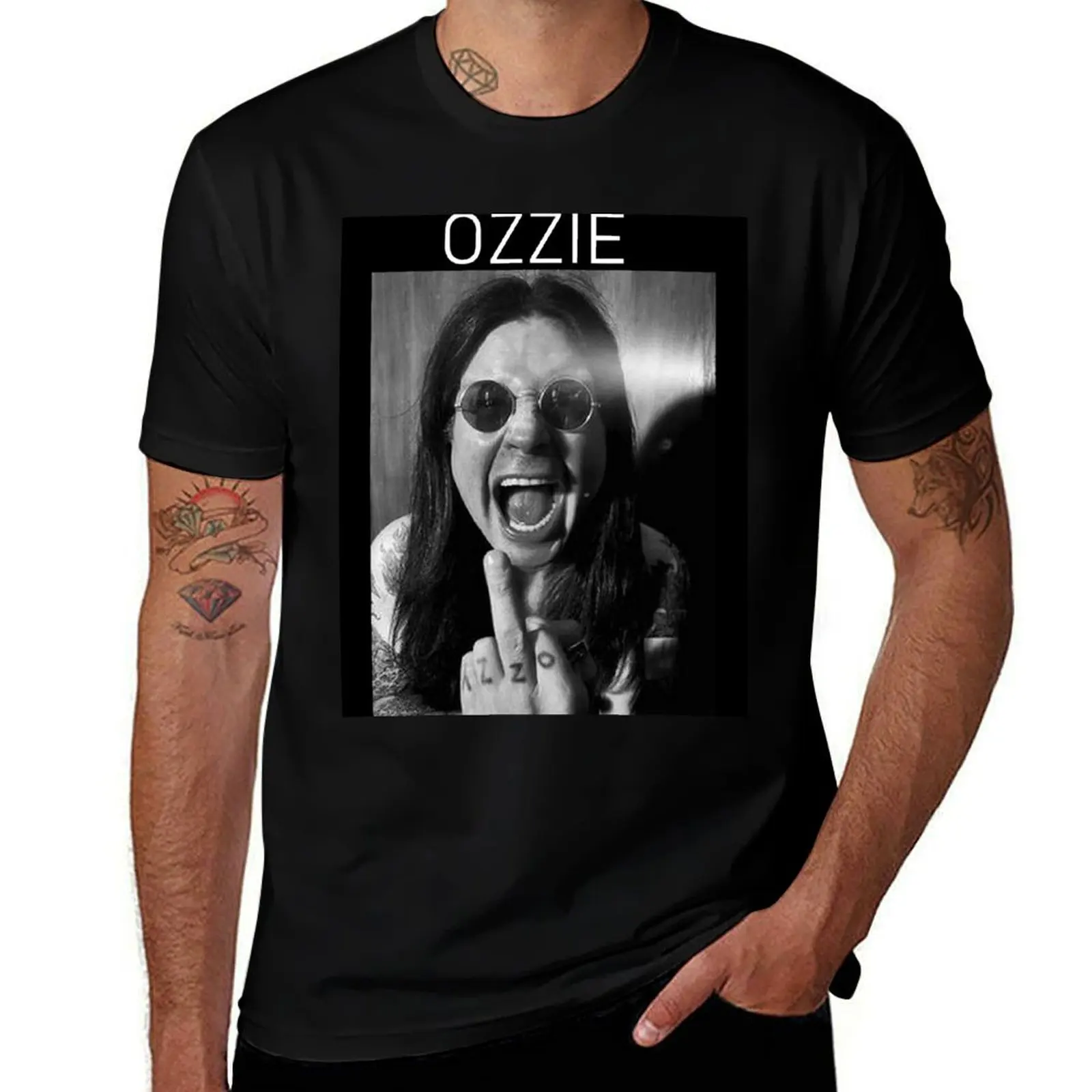 

OZZIE OSBORN T-Shirt funny t shirts cotton man graphic t shirt T-Shirt