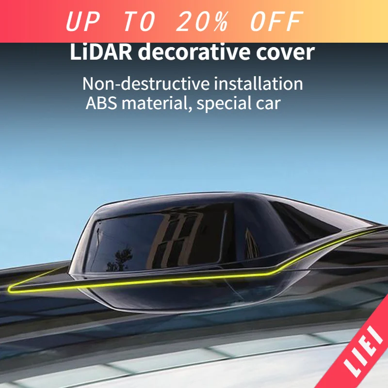 LIEI Special Fake LiDAR Cover for 2026 Changan Qiyuan Q05/NEVO Q05,Car Exterior Modified Roof Kit Blackened Decorative Accessori