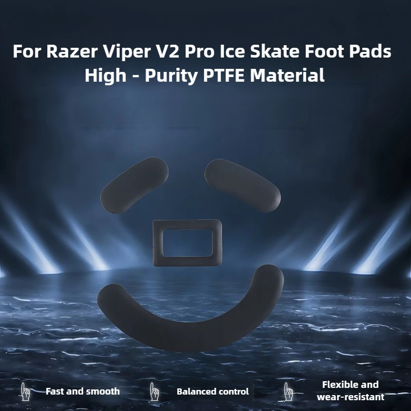 Hochgeschwindigkeits-PTFE-Mausfüße – Smooth Glide und Anti-Verschleiß-Pads für Razer Viper V2 Pro (Gaming-Upgrade)