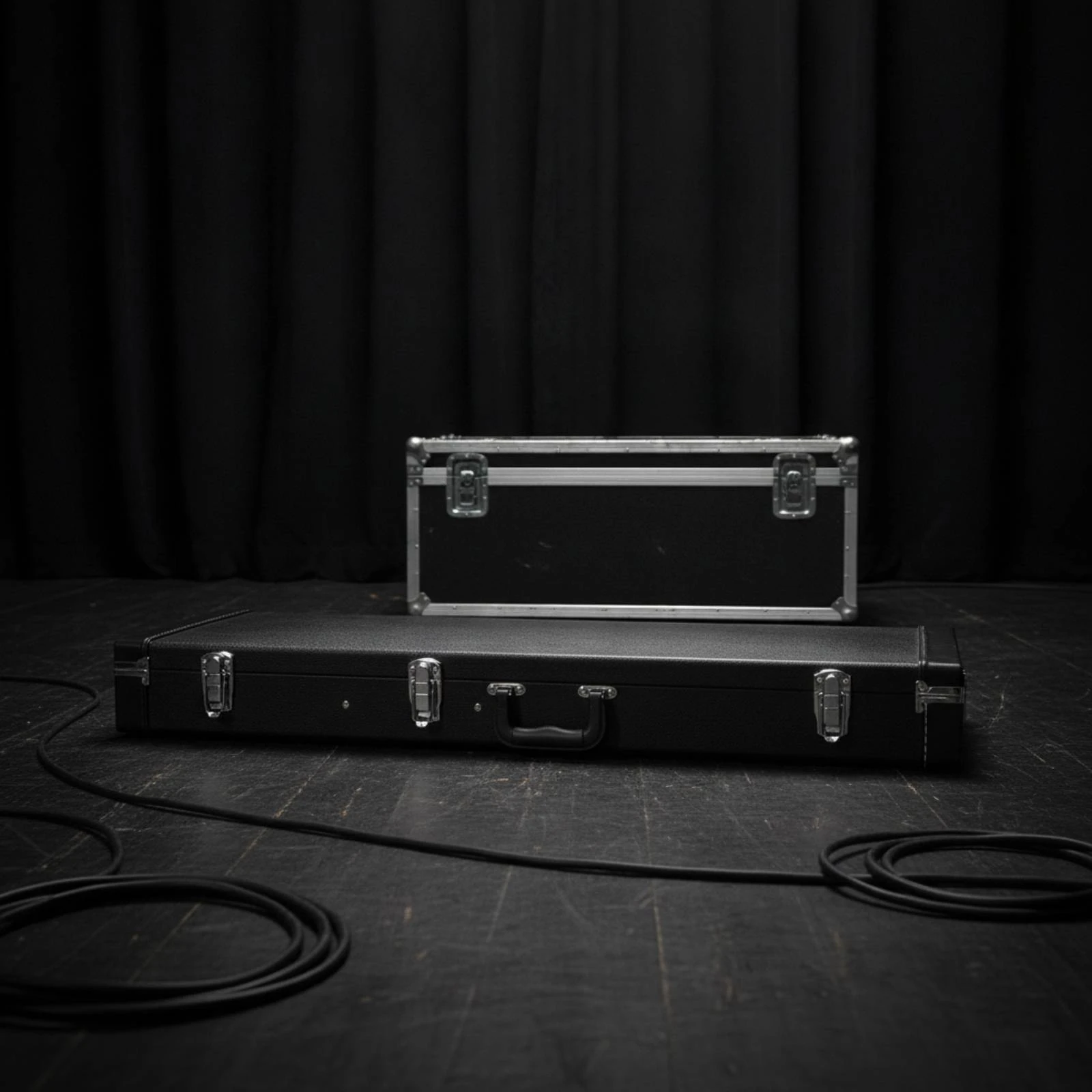 Electric Guitar Case Rectangular Electric Guitar Hard Case Travel-Ready Secure for Guitarists, Gigs, Rehearsals