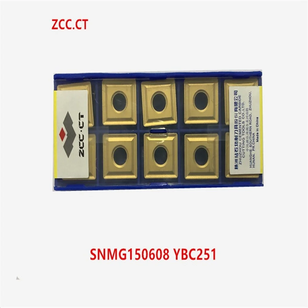 ZCC.CT 10P SNMG120408/120412/150608/150612/190612/190624-PM/DM/DR YBC251CNC Indexable turning tool Carbide Insert For steel