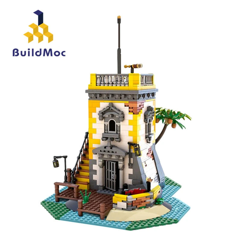 Sabre Island Anno Domini Building Blocks Set, castelo pirata medieval, modelo de brinquedos para adultos, presentes de Natal, 1440 pcs