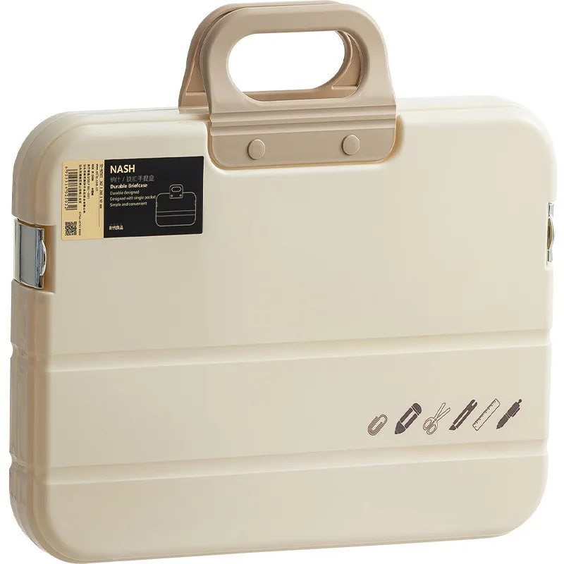 2026 Upgraded Handheld Expanding File Folder A4 Plastic Document Bag Paper Data Storage Organizer