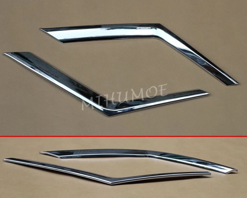 For Nissan X-Trail Rogue T32 2014 2015 2016 Glossy Chrome Front Grille Grill Cover Trims Accessories