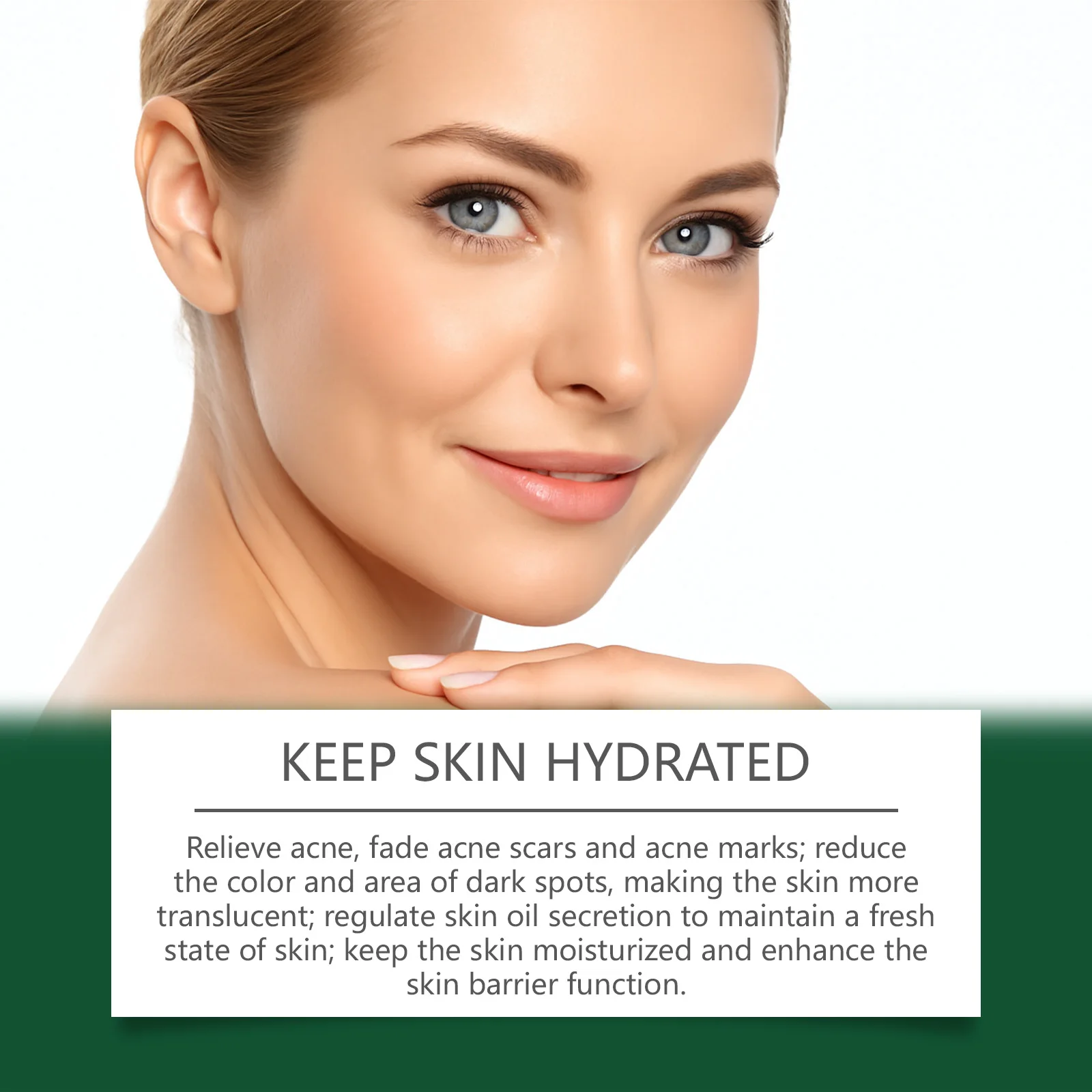 زيت شجرة الشاي جوهر مغذي تخفيف الانزعاج الجلدي ترطيب طويل الأمد يمنع انسداد المسام مصل ترطيب الوجه