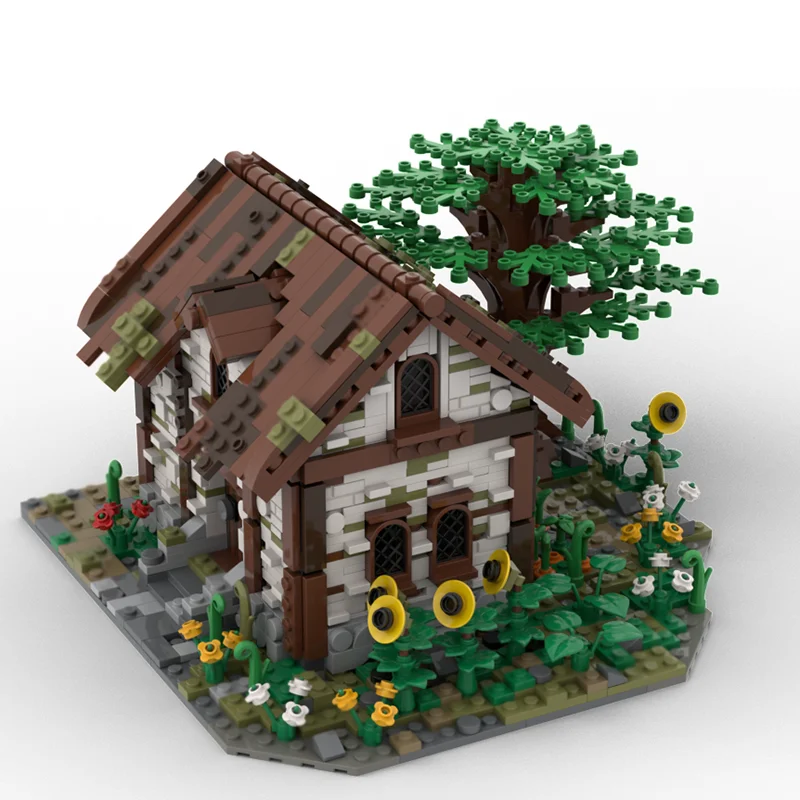 City Street View modèle Moc blocs de Construction maison rurale modèle technologie brique bricolage assemblage Construction jouet cadeaux de vacances