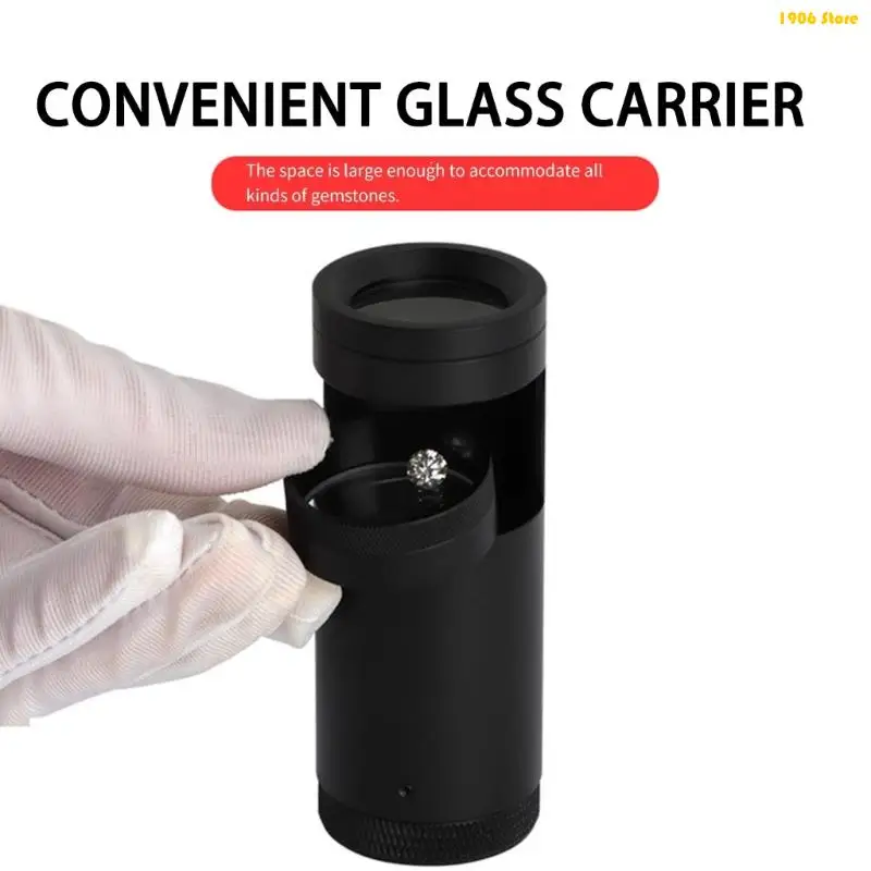 U1JB Professional Preciousstone Tester Mixture Visual Glass For Crystal Jadeite Jewelry Validity Detection