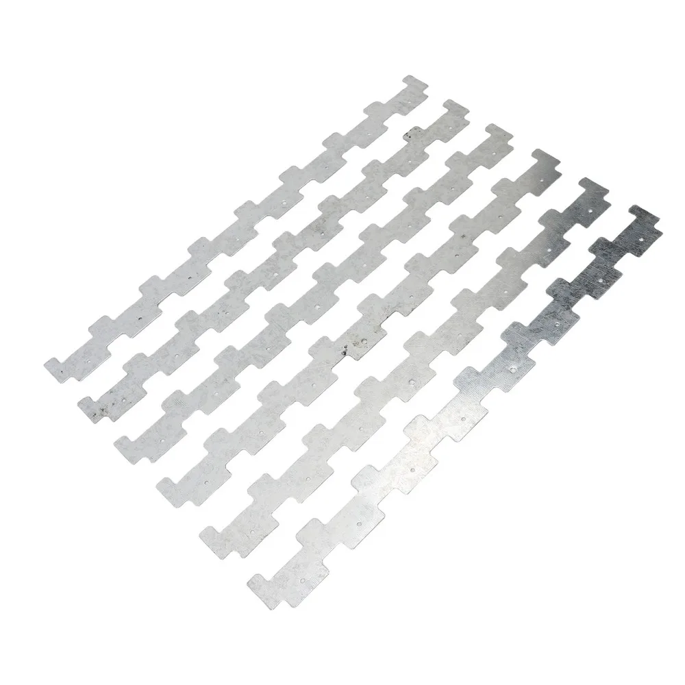 10pcs Wear-Resistant Beehive Frame Spacers Uniform Spacing Stainless Steel Frame Card Strip Frame Spacing Strip Apiary Setup