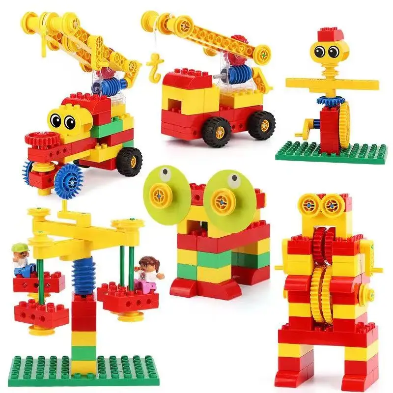 9656 Particle Big Size Building Blocks Ecational Institutions Stem Robot Science Large Set