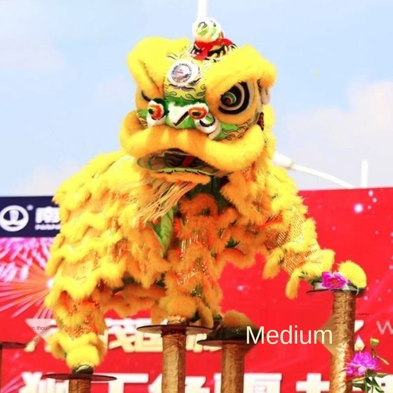 Lion's Head Performance Adult Festival Lion Dance Set Lion Dance Props Set Dragon Dance Performance Costume