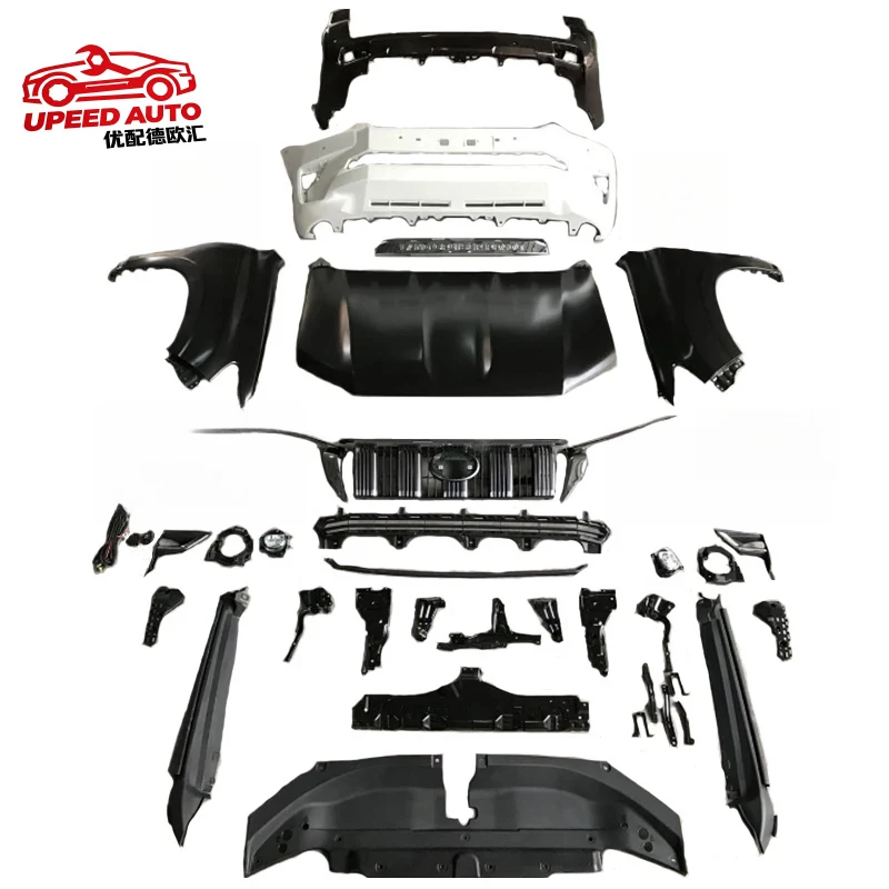 

Suitable for Car Prado 2010-2017 Modified Upgrade 2018 Body Kit Front Bumper