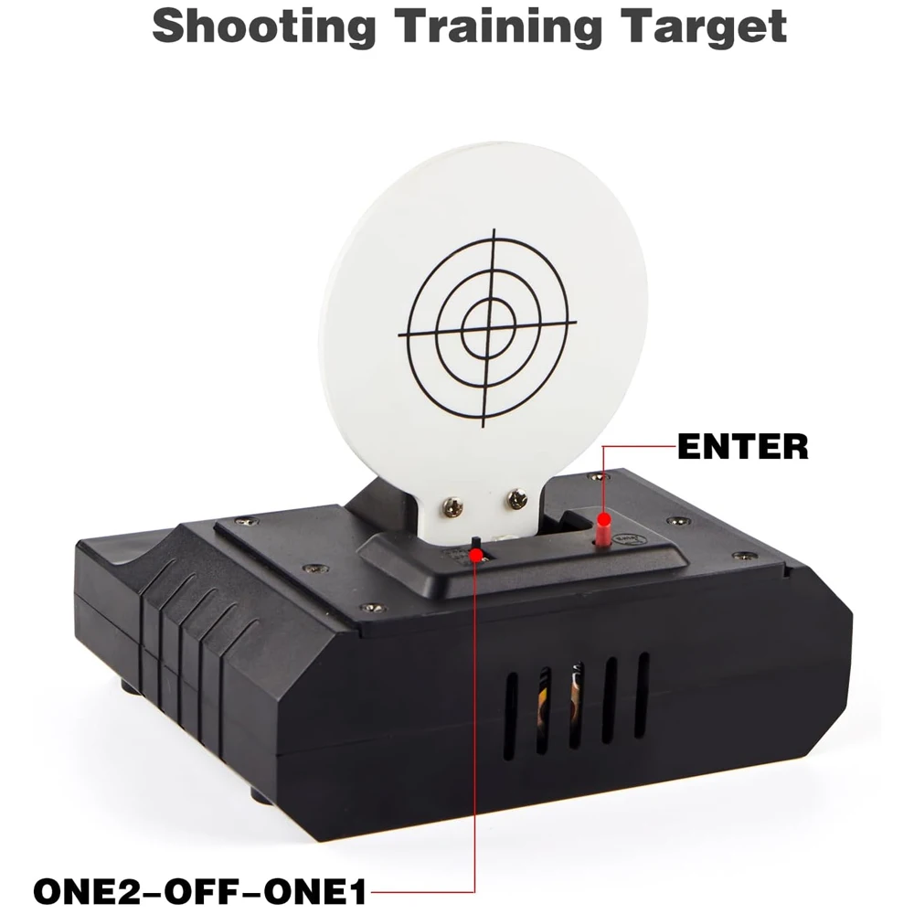 Dry Fire Laser Training Target with Music & Light Laser Splatter Trainer Target for Reactive Laser Shooting & Dry Fire Practice