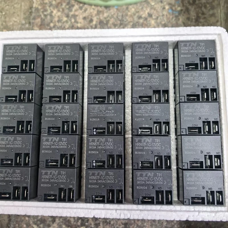 5PCS/LOT HRN67F‑1C‑12VDC  TTN  5‑Pin Electroacoustic Device