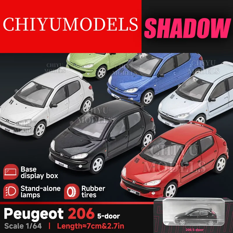 

DCT 1/64 206 metal diecast cars collection models Diecast Toys For Boys