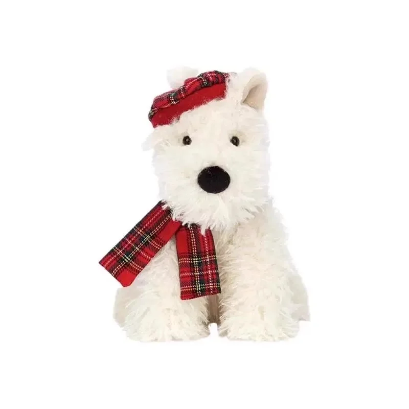 

Плюшевая игрушка-щенок вест-хайленд-уайт-терьер Jellycat, новинка к Рождеству, мягкая игрушка для детей, подарок на день рождения, Великобритания