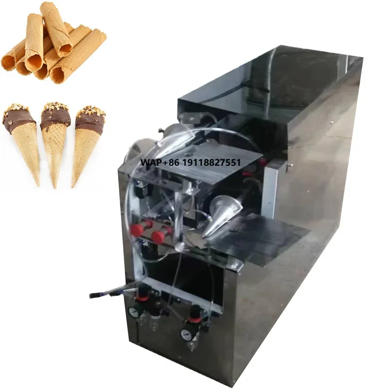 High Quality Egg Roll Making Machine Wrapper Rolls Forming Machine Ice Cream Cone Wafer Biscuit Machine