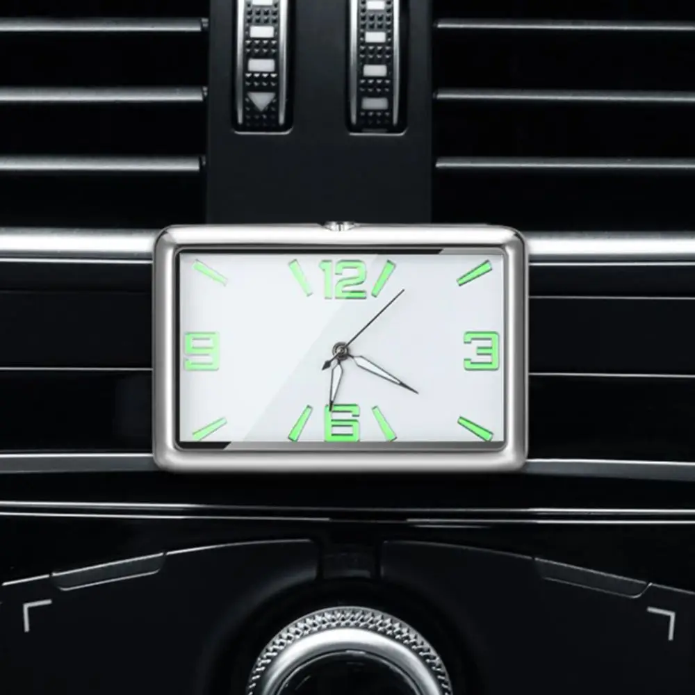 

Lightweight Design Car Digital Clock Luminous Pointer Button Battery Operated Quartz Analog Watch Digital Display Square Shape