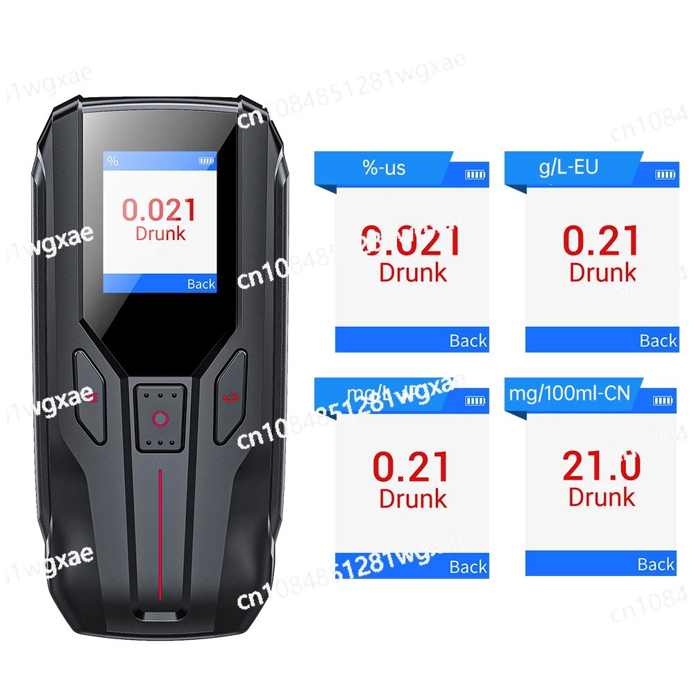 Electrochemical (fuel Cell) Liquid Crystal Display Alcohol Breath Tester Breath Analyzer