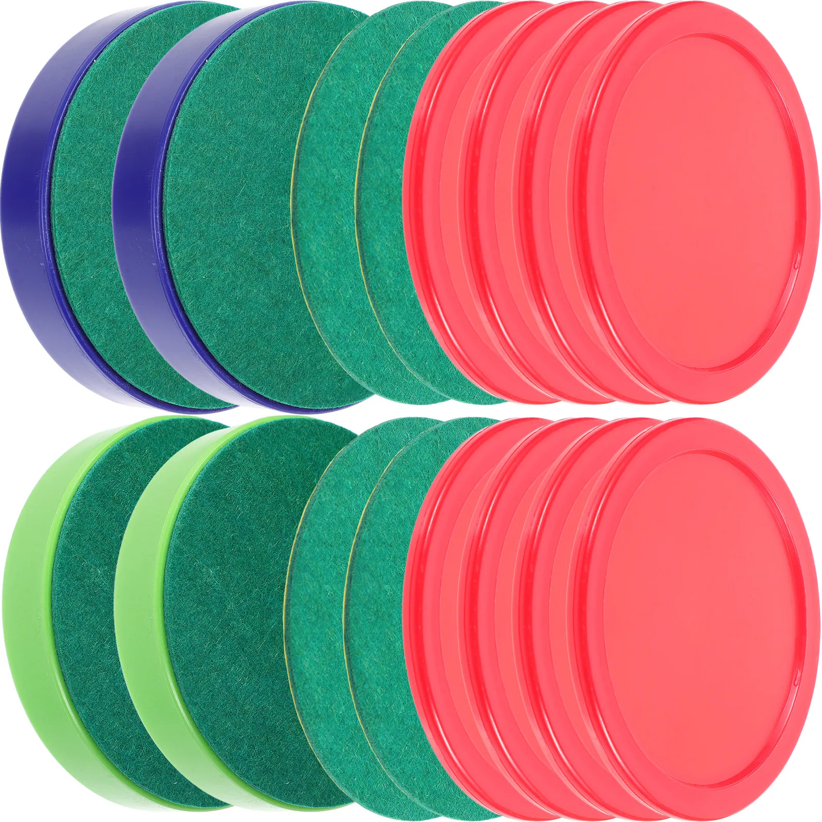 

1Set Hockey Pucks and Pushers for Tabletop Ice Hockey Game Replacement Parts Accessories Fun Party Game Night Home Use