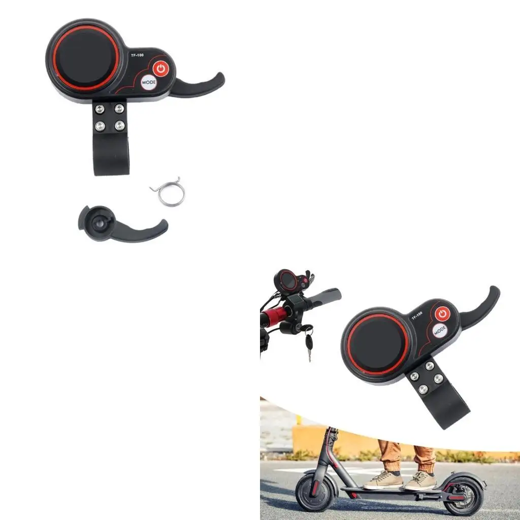 

Electric Scooters Folding Handlebar Throttle Cover Replacements Part ABS Protector