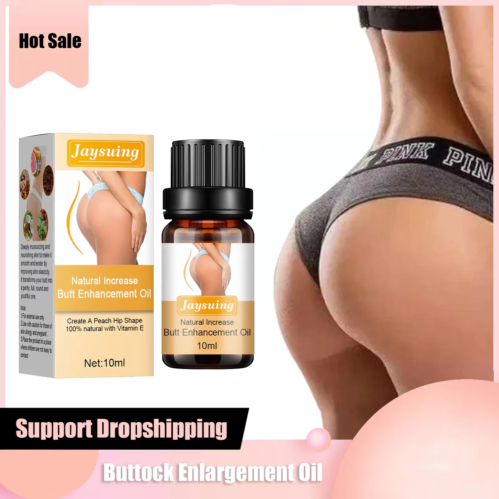 

Buttock Enlargement Oil Butt Enhancer Lift up Firming Elasticity Hip Growth Tighten Shaping Sexy Ass Big Butt Massager Essence