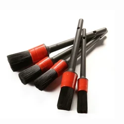 5pcs  Car Wash  Brush  Soft Brush Detail  Brush Small  Automotive  Interior  Cleaning  Tools  For  Air Conditioner  Air  Outlet