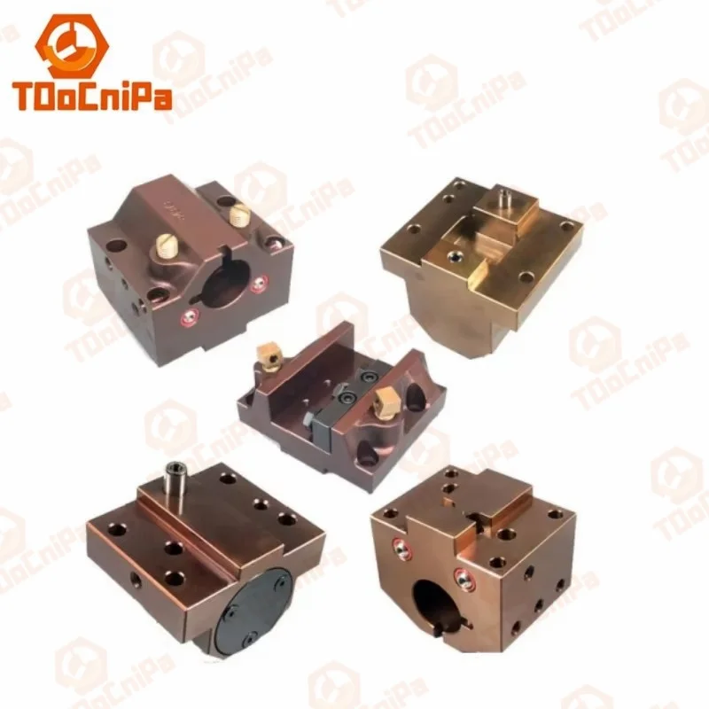 mazak QT100 QT200 CNC Lathe Miniature Turret Tool Holder Block Tower Boring Bore Eccentric Water Discharge Tool Clamp