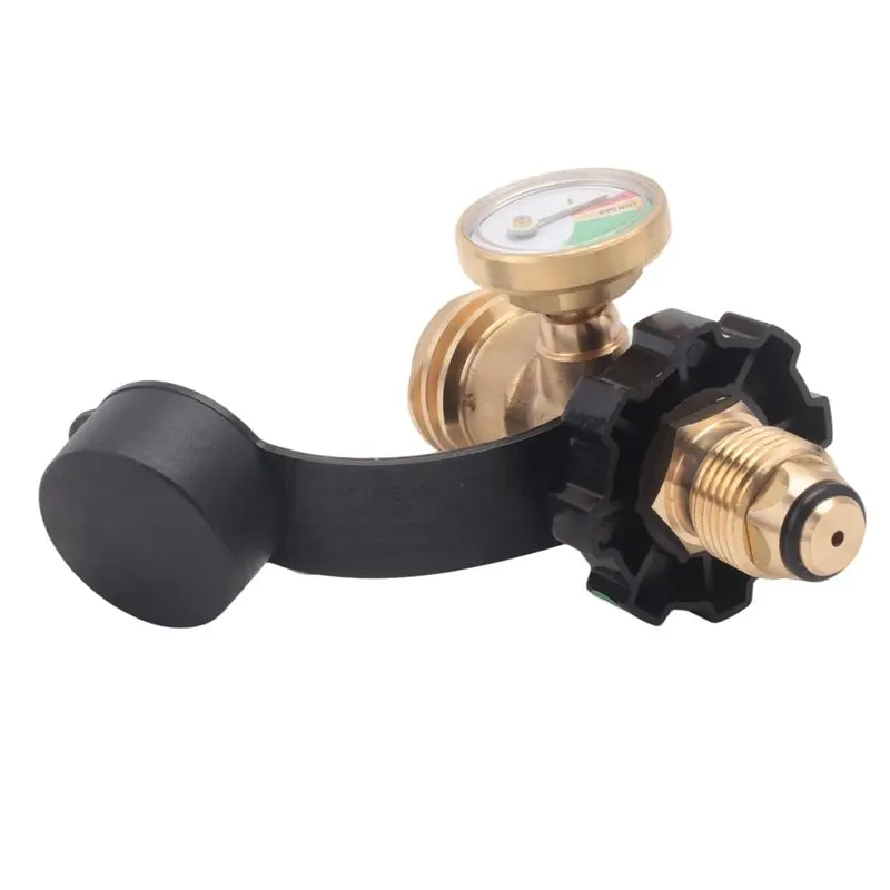 [NEW!A08R】 High Low Gas Pressure Gauge Level Indicator Pol Propane Lpg Bottle Cylinde Outdoor Gas Tank Adapter