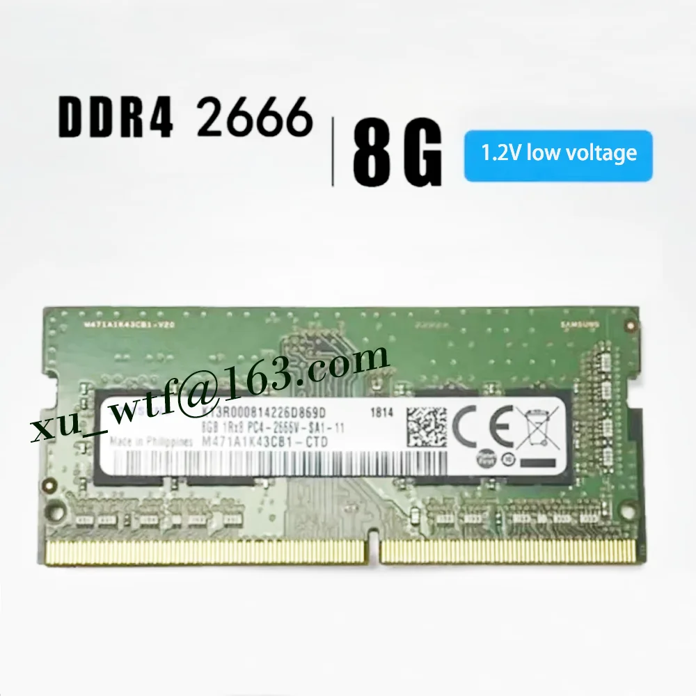 Brand New Original DDR4 8G 2666MHz 1Rx8 PC4-2666V M471A1K43CB1-CTD Notebook Memory Module