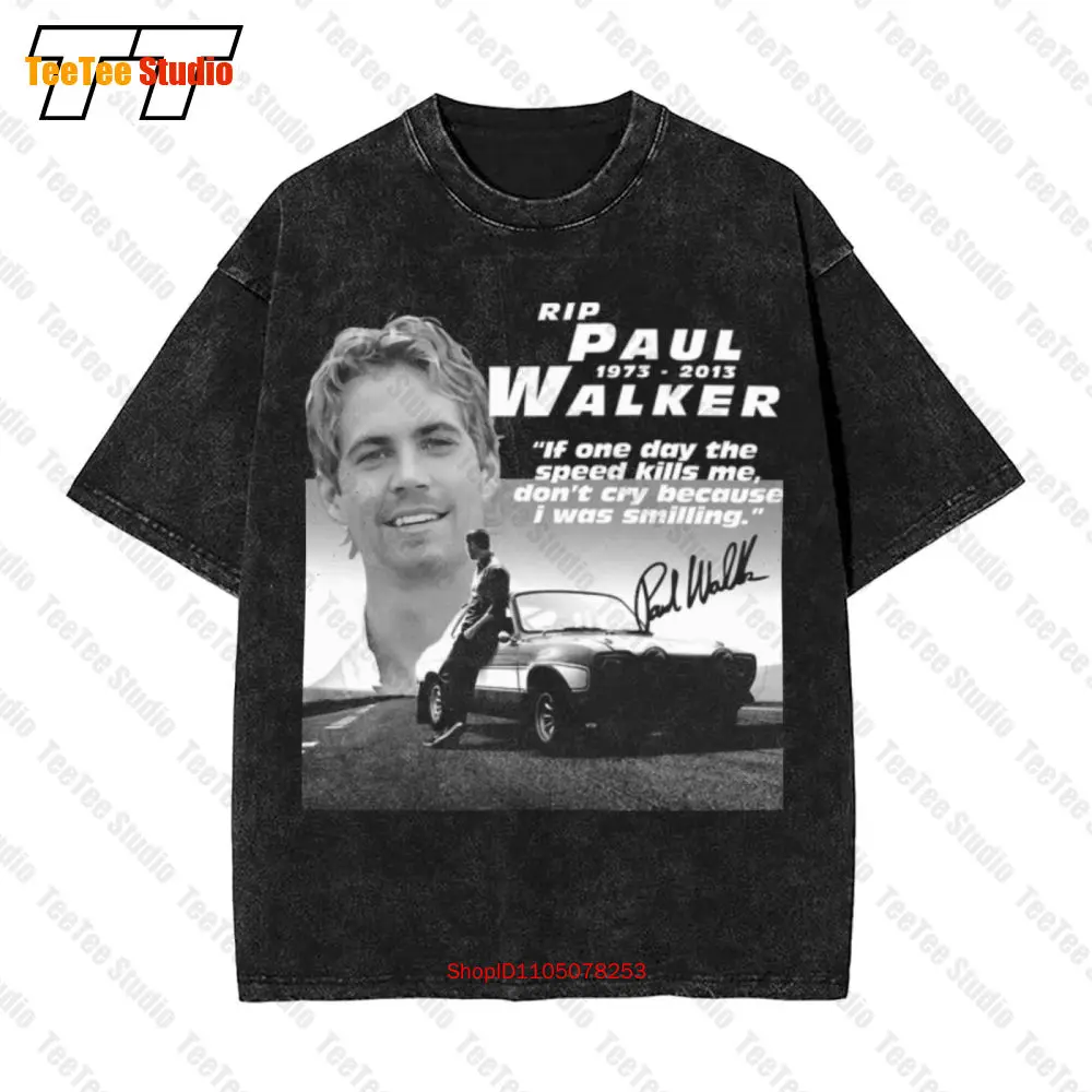 

Paul Walker Rip Vintage Oversized T-Shirt 38BW