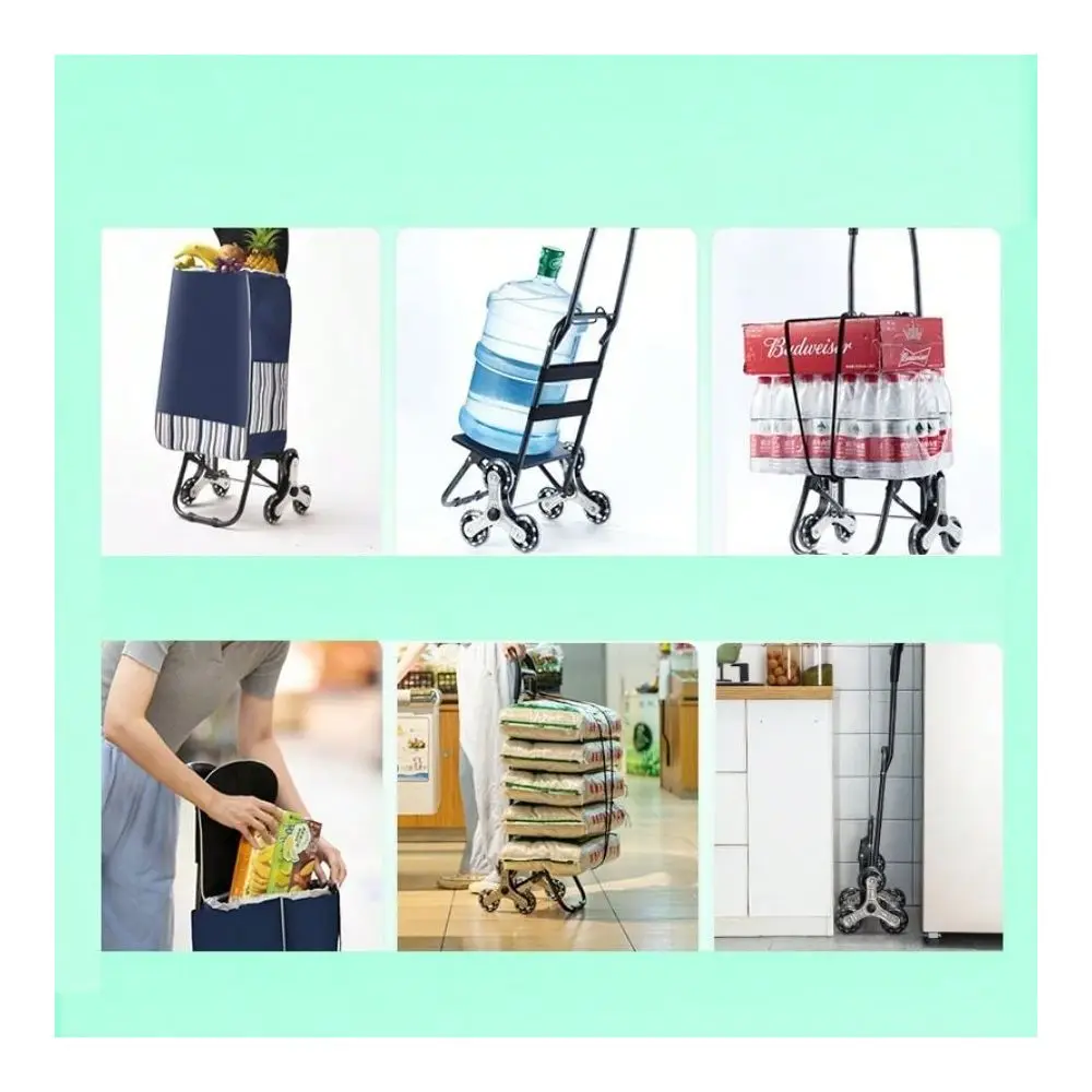 Collapsible Folding Wagon, Heavy Duty Utility Portable Foldable Outdoor Beach Garden Cart With 360°All Terrain Wheels, Side Pockets, Large Capacity Collapsible Wagon For Camping, Sports, Shopping