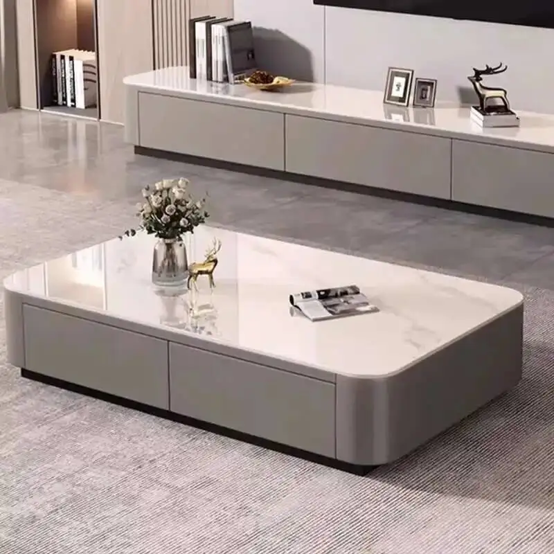

Simple Minimalist Cheap Side Clear Table Cute Designer Computer Service Coffee Table Bedroom Mesa Auxiliar Postmodern Furniture