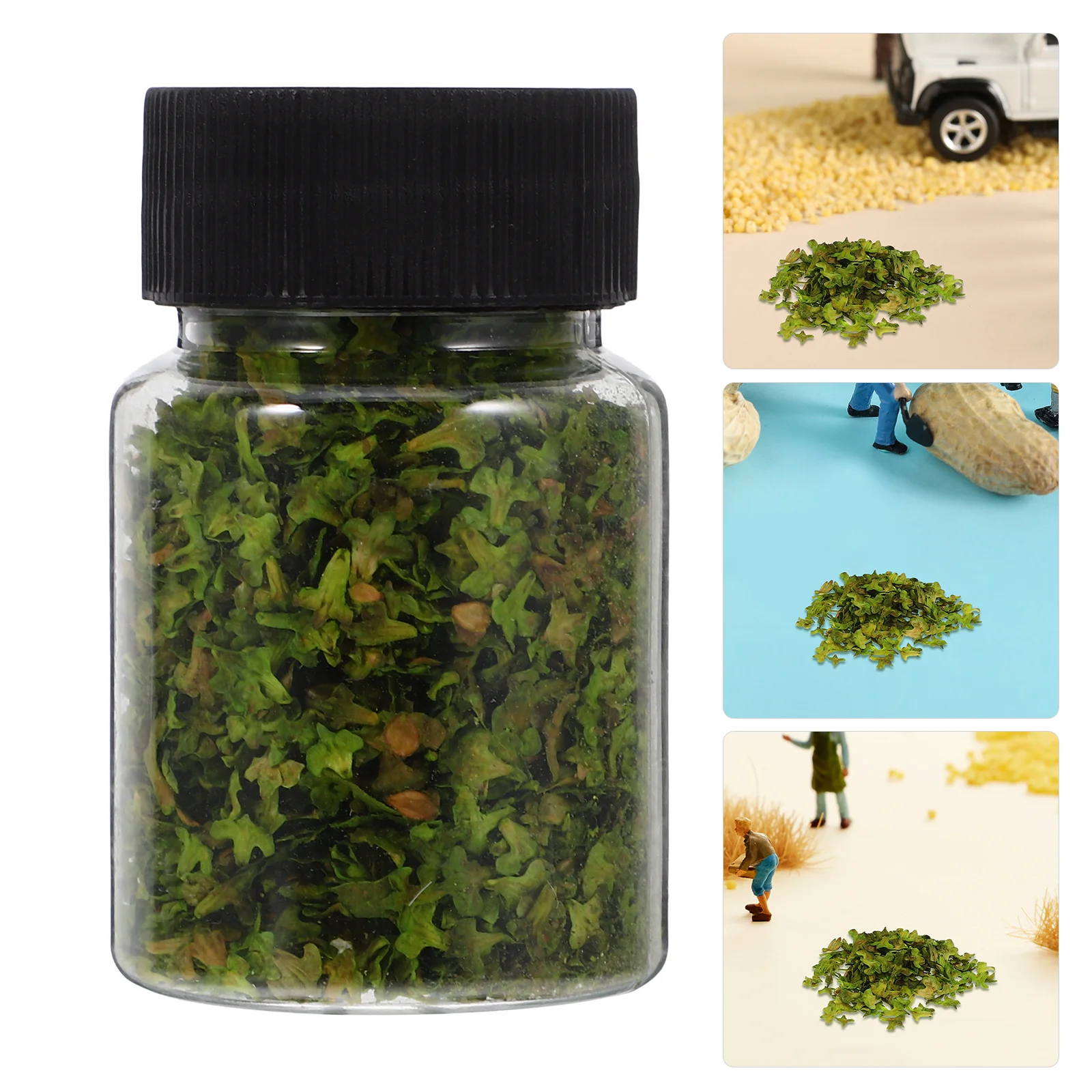 

1 Bottle Miniature Simulation Artificial Green Fake For Diy Sand Table Garden Home Office Decorative Leaves Landscape Decoration