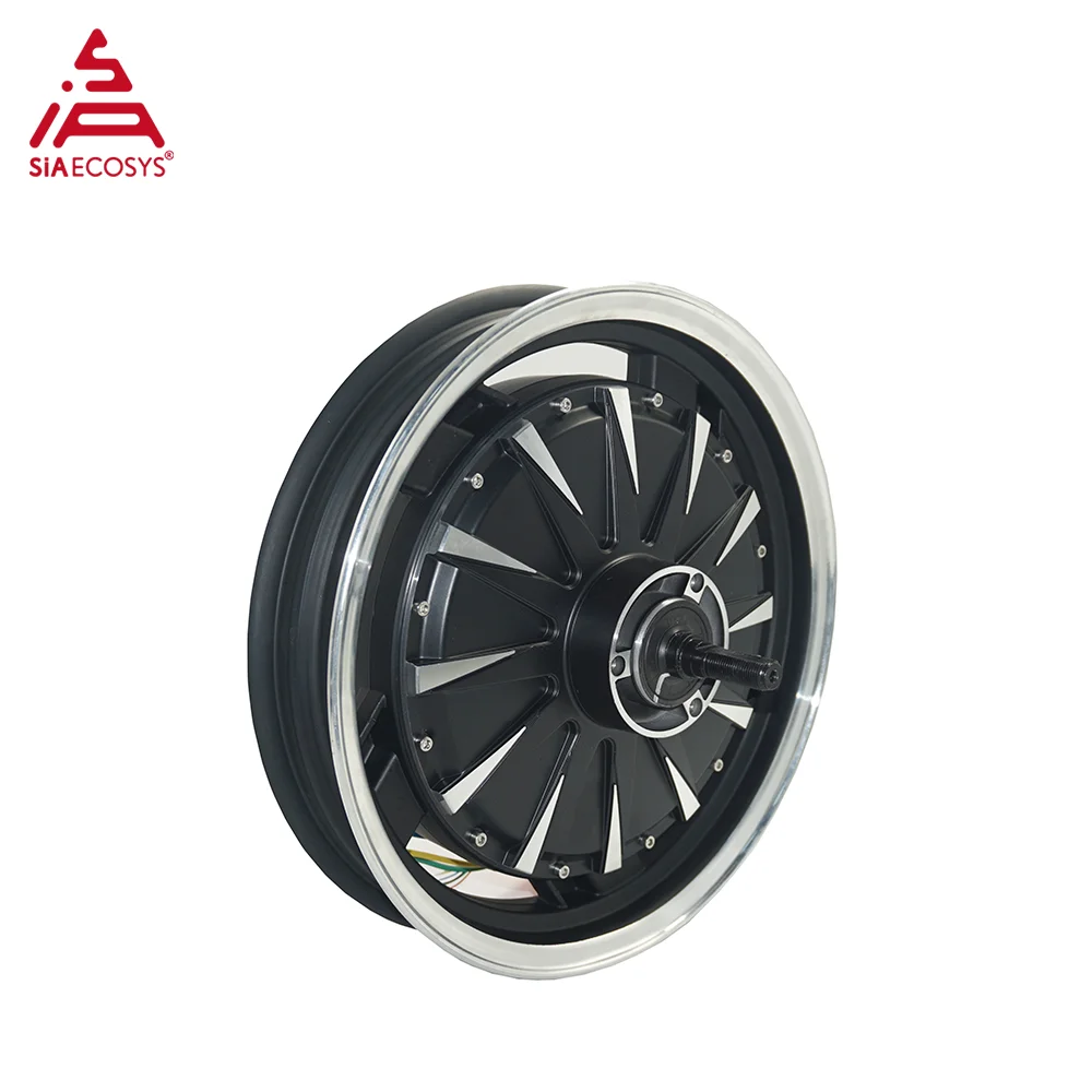 

QS Motor 14x2.5inch QS254 30H 1500W V1 60V 630RPM BLDC Motor In-wheel Hub Motor for Electric Motorcycle