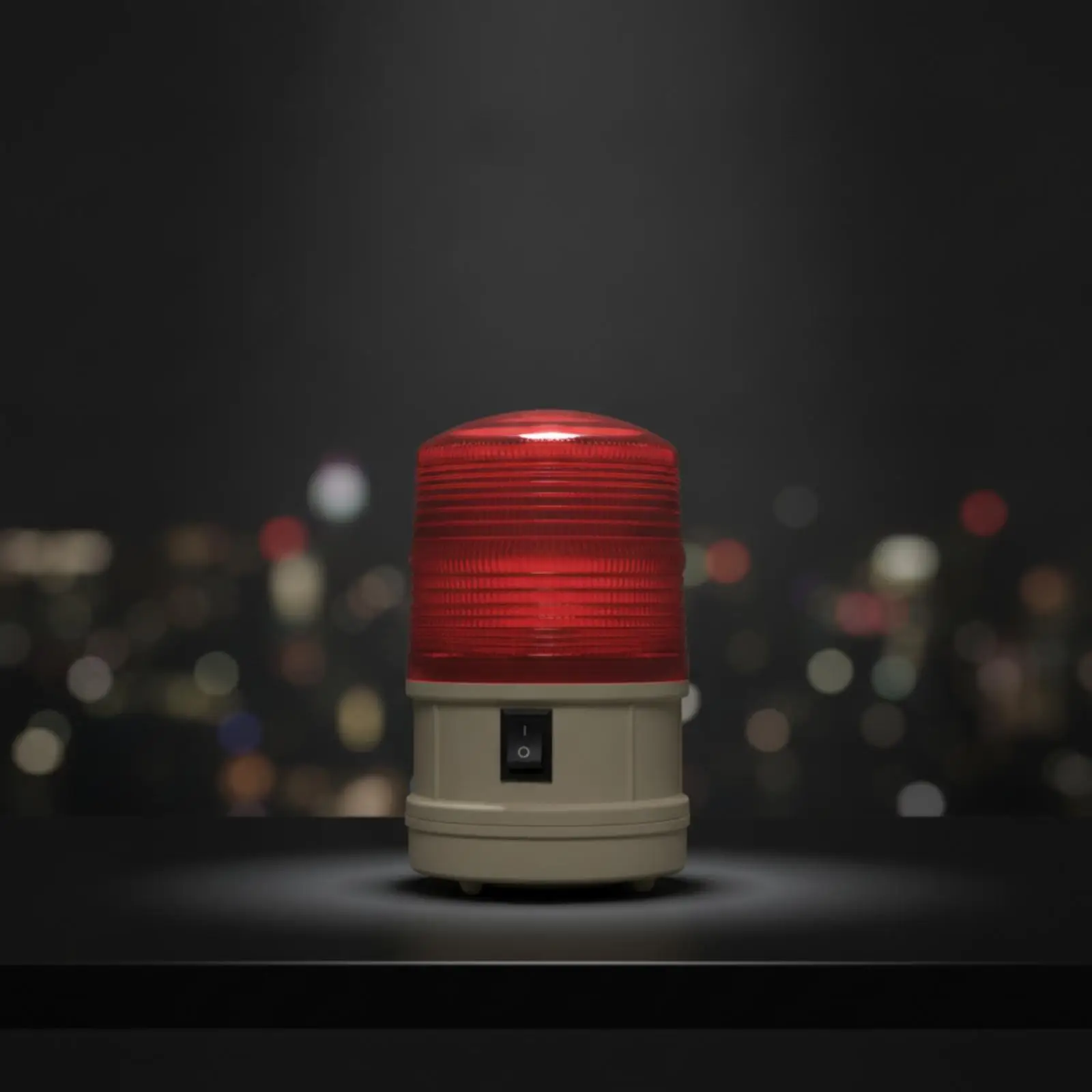 Battery Powered Red Warning Light Beacon Portable LED Emergency Indicator for Car Garage Workshop Use