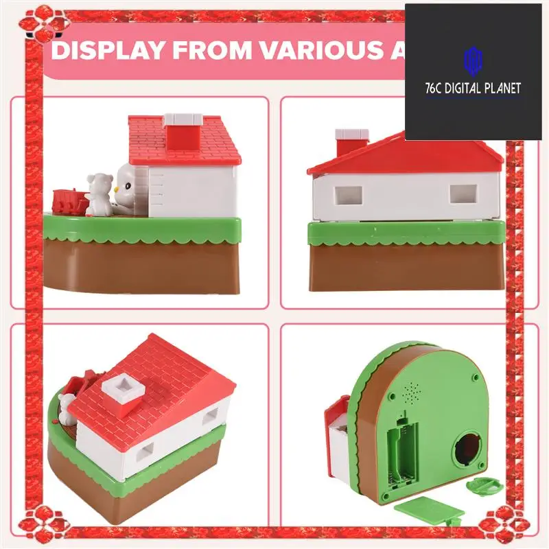 

24-часовая доставка-копилка для детей, электронный кошачий домик, банк для монет, копилка для кошек и мышей, автоматически выговаривающая копилка Sav